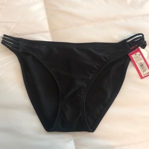 NWT black bikini bottom